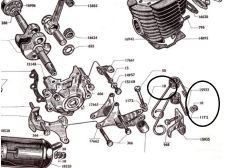Mobylette Cylinder Head Stud Nut and various applications (see parts books) Original Part Number 10