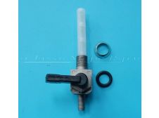 Peugeot 103 Fuel Gas Petrol Tap with straight down outlet and black lever