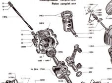 Mobylette Cylinder Head and Crankcase Nut Part Number 11