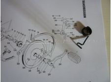 Raleigh RM7 Wisp Rear Wheel Spring Chain Tensioner