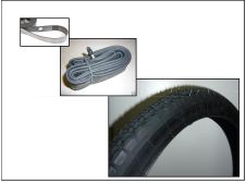 [18 inch] 2.25-18 (2 1/4-18) Classic Mobylette AV88, Raleigh RM5 Tyre Tire (Mainland UK+)