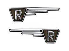 Raleigh RM6 Runabout Sweeping R Fuel, Gas, Petrol Tank Label Transfers (Pair)