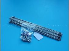 Raleigh RM6 Runabout, Pop, Deluxe Moped FRONT WHEEL SET of 36 SPOKES AND NIPPLES