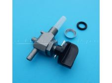 Universal Fuel Petrol Tap 10mm screw, large knob Off, On (Two Outlets)