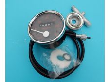 Peugeot 103 SP Speedometer Speedo Meter round type complete with drive (120Km/H)
