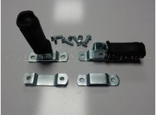 Universal Passenger Foot Rests Rotating with Frame Clamp Set (Pair)