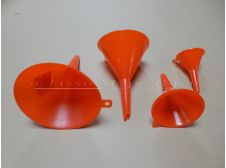 Set of 4 Gas, Petrol, Fuel, Filler Funnels