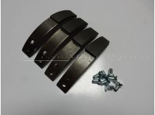 Mobylette, Motobecane AV7, AV10 MBK Clutch Drum Cover Plates Slats with Rivets and pads (set of 4) 