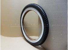 [12 inch] Moped Whitewall Tyre 2.125 X 12 to replace 2-12 for BSA Ariel Three, 3 Wheel Moped