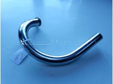 Rare Early Mobylette AV32 AV35 AV7 Engine Side Exiting Downpipe Chromed Exhaust with bend