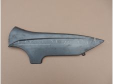 Early Mobylette Motobecane Left Hand Chain Guard Cover Panel in Grey 