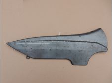 Early Mobylette Motobecane Right Hand Chain Guard Cover Panel in Grey 