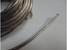 Universal Moped HT Lead Ignition Electrical Wire with CLEAR TRANSLUCENT SLEEVE for use with coils and spark plug caps (Price per foot / 30 cm) 