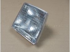 Mobylette Series 40S,40V,50S,50V.. Trapezoid Front Headlamp Lens Assembly Only with Bulbs
