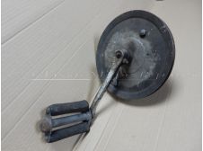 Mobylette Raleigh Pulley with Axle and Pedal Crank attached
