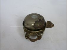 Rare Vintage Early Mobylette Auto Cycle Moped Big Round Gargoyle Bell with twin rings