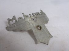 Mobylette AV48 Petrol Gas Fuel Tank "Mobymatic" Curved Shaped Alloy Emblem Logo Part Number 14801