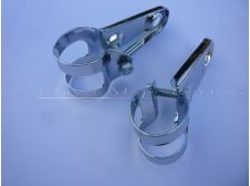 Universal, Mobylette, Peugeot 103, Raleigh Moped Front Fork Headlight Headlamp Brackets Supports (Pair) Adjustable to 28 - 32 mm