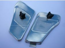 Peugeot 103 SP MVL Tool Box Cover (Pair in Zinc) 