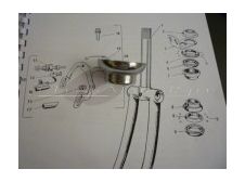 Raleigh RM7 Wisp Steering Frame Headset Chrome Upper Cup MAM102