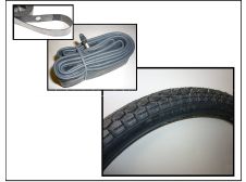 [16 inch] 2.5-16 (2 1/2 - 16) Classic Continental KKS10 Moped Tyre-Tube-Tape (UK Mainland)