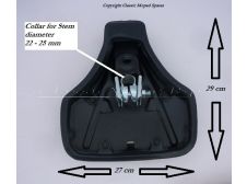 James, Jones, Jawa, Kerry Capitano Moped Alternative NEW Black Saddle 