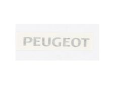 Black Peugeot Transfer Sticker Label for Saddle or Body