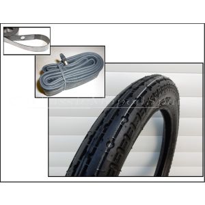 [14 inch] 2.25-14 Classic Honda Express, Yamaha QT Moped Tyre Tire, Tube and Tape  (UK Mainland Delivery - see description) 