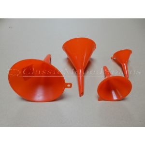 Set of 4 Gas, Petrol, Fuel, Filler Funnels