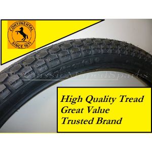 [19 inch] 2-19 (23x2.00) Classic Continental KKS10 Moped Tyre