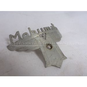Mobylette AV48 Petrol Gas Fuel Tank "Mobymatic" Curved Shaped Alloy Emblem Logo Part Number 14801