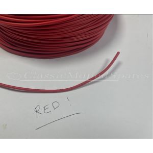 RED Wire for Mobylette, Raleigh and more Electrical Systems Horn Lighting Bulbs Ignition etc (price per metre)