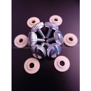 Raleigh Chain Guard Screws with White Washers