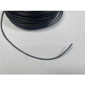 Black Wire for Mobylette, Raleigh and more Electrical Systems Horn Lighting Bulbs Ignition etc (price per metre)