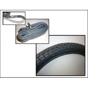 [19 inch] 2-19 (23x2.00) Classic Continental KKS10 Moped Tyre-Tube-Tape (UK Mainland)