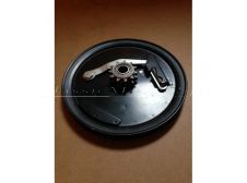 Mobylette Motobecane Pulley flywheel, with lever, bearings, 11 tooth in Black