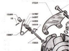 Mobylette Decompressor Split Pin Part Number 18