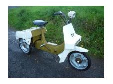 1973 BSA Ariel Three 3 Wheel Moped Trike in Green and White SOLD