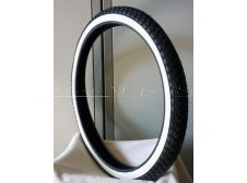 17 inch Honda C50, C70, C90 White Wall Tyre Tire 2.75-17 (to replace 2.5-17)
