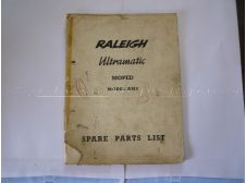 Raleigh RM9 Ultramatic Moped Spare Parts List