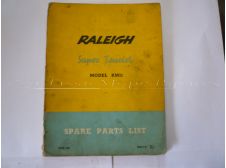 Raleigh RM11 Super Tourist Moped Spare Parts List