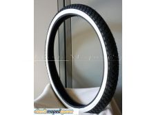 Raleigh RM8, RM9, Moped 2-19 (23x2.00) White wall Tyre