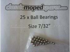 7/32 inch Raleigh RM6, RM8,RM9, Wisp Runabout Moped Ball Bearing Set (Qty24) (See description)