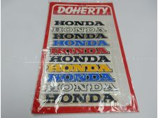 Honda Moped Coloured Frame, Tank Labels (Pair) - Clearance Stock 1
