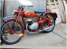 1953 James Comet 122cc 3 Speed Motorcycle SOLD