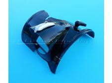 Velo Solex 2200 BLACK Headlight Cowling Cover Hood with switch