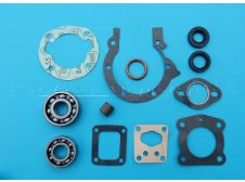 Peuegot 103 Engine Gasket Rebuild Kit, including Large, Small End Bearings and Seals