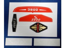 Velo Solex Velosolex S3800, 3800 Frame Transfer Label Sticker Set