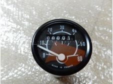 Universal Autocycle, Mobylette, Motobecane, Raleigh, Moped and others - Round Speedometer 60 kmph