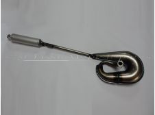 Puch Maxi Performance Snake Exhaust with Aluminium Can Silencer D.50